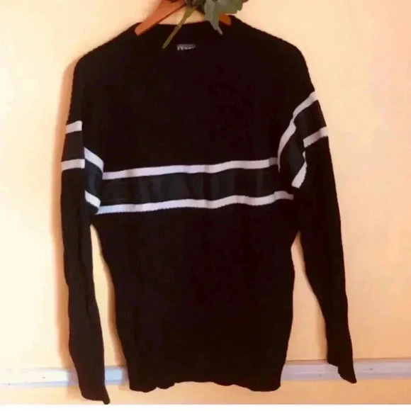Gianfranco Ferre Black and White Crewneck Sweater​ - Picture 1 of 4